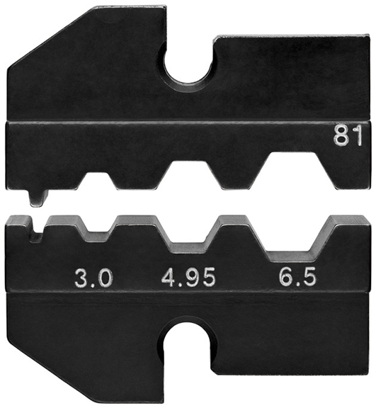 Knipex Krimpprofiel voor Harting-stekkers voor optische vezelkabels