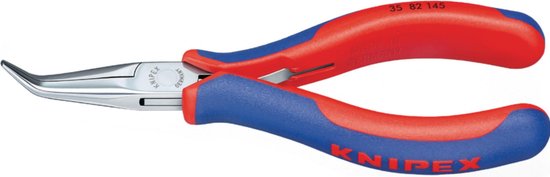 Knipex Grijptang lange halfronde bek geb.145 mm