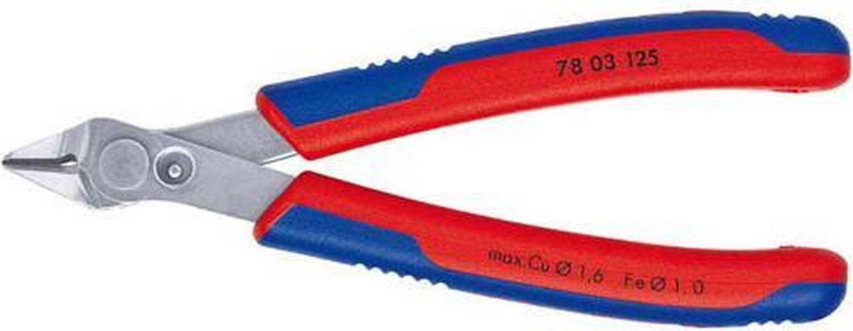 Knipex Zijsnijtang zwart geatramenteerd 125 mm