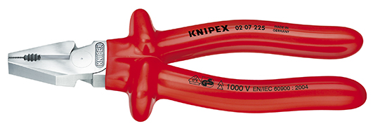 Knipex Kracht-Kombitang verchroomd dompelisolatie, VDE-getest 200 mm