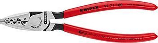 Knipex Krimptang voor adereindhulzen met kunststof bekleed 180 mm