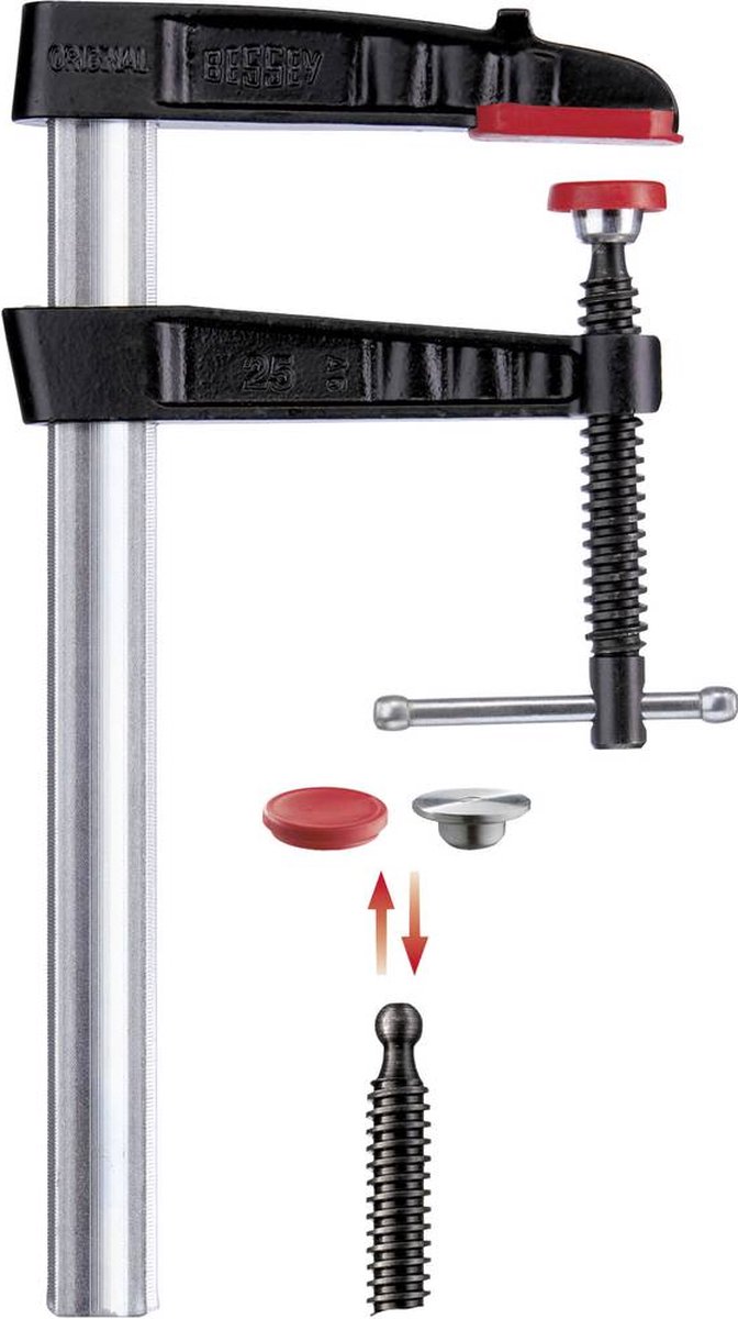 Bessey Lijmtang met gegoten beugels TG-K 300/120