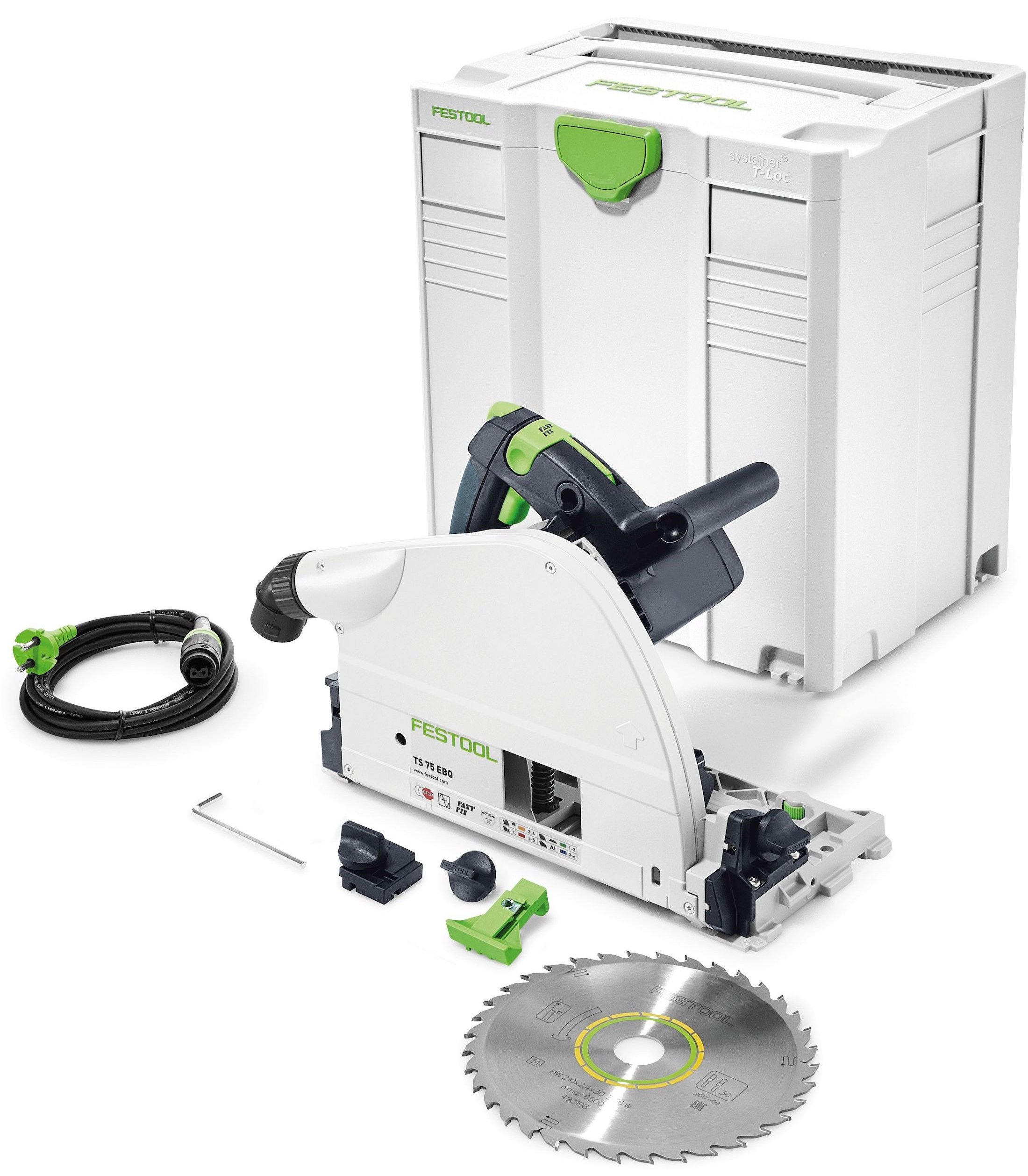 Festool TS 75 EBQ-Plus Invalzaag | 75mm 1600w