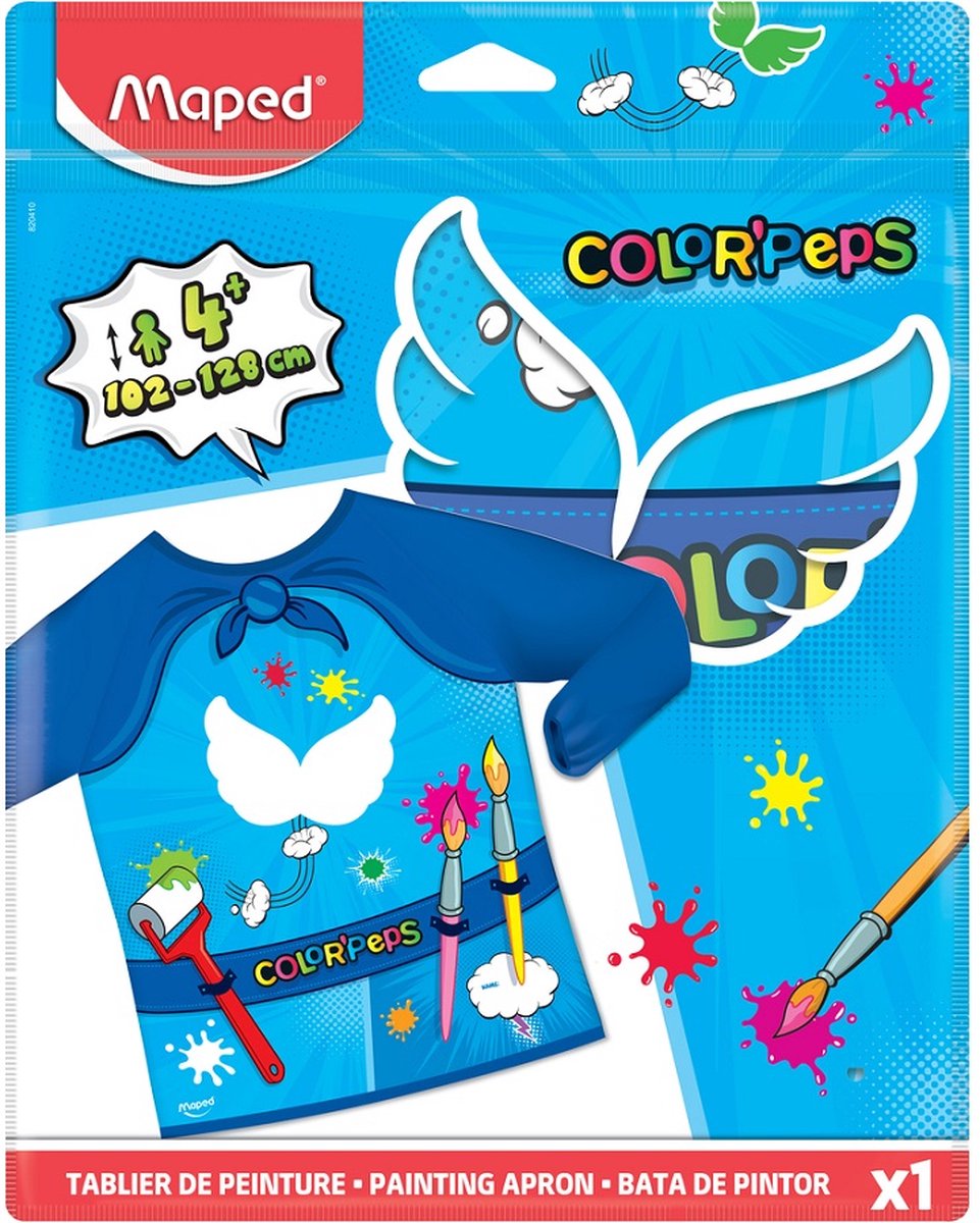 Maped - Babi Escolar +4 Años Superhéroes Color' Peps - Azul