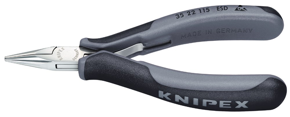 Knipex Grijptang halfronde bek 115 mm ESD - 35 22 115 ESDSB