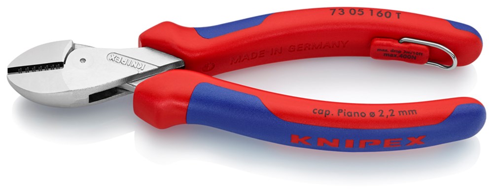 Knipex Zijsnijtang X-Cut verchr./comfort 160 mm - 73 05 160 T BK