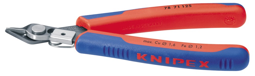 Knipex Zijsnijtang 64 HRC + draadklem 125 mm - 78 71 125 SB