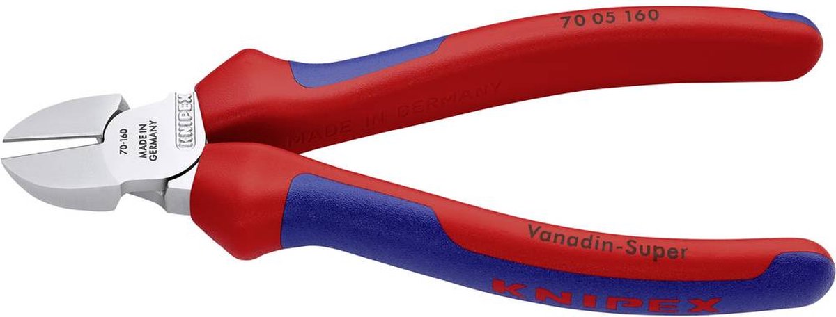 Knipex Zijsnijtang verchroomd/comfort 160 mm - 70 05 160 SB