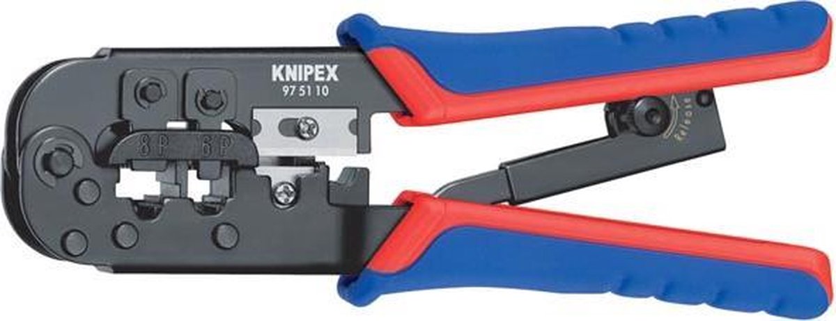 Knipex Crimptang westernstekkers 6 en 8 polig - 97 51 10 SB