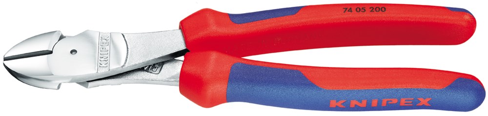 Knipex Kracht-Zijsnijtang verchr./comfort 180 m - 74 05 180 SB