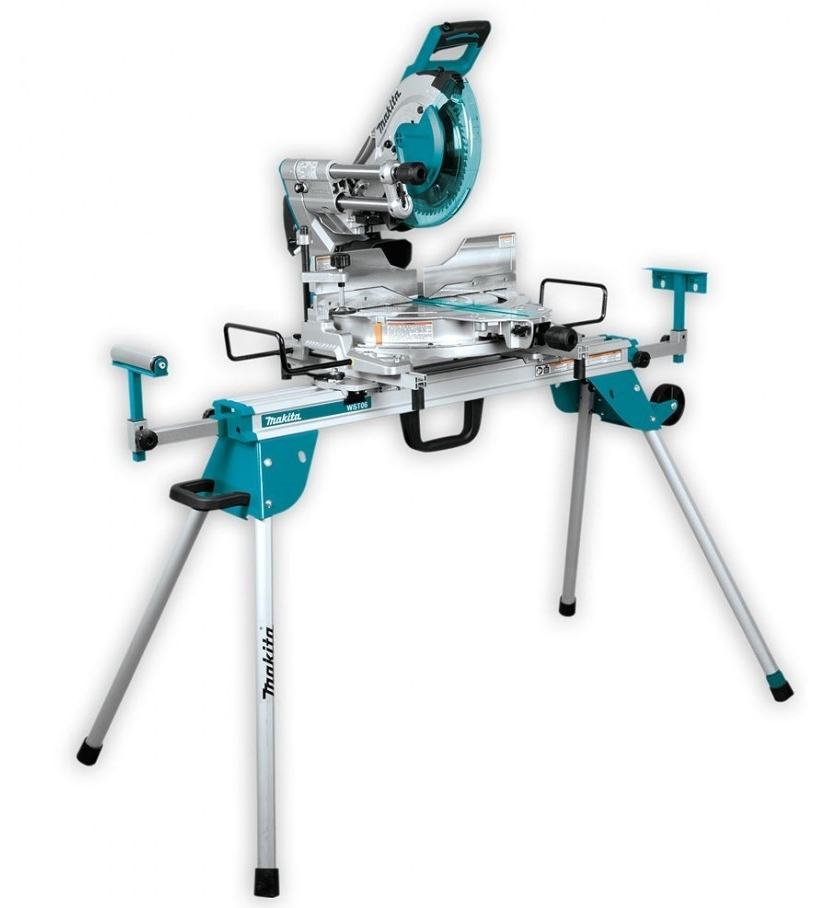 Makita LS1019L 230v Radiaal afkortzaag 260 mm + DEAWST06 Onderstel