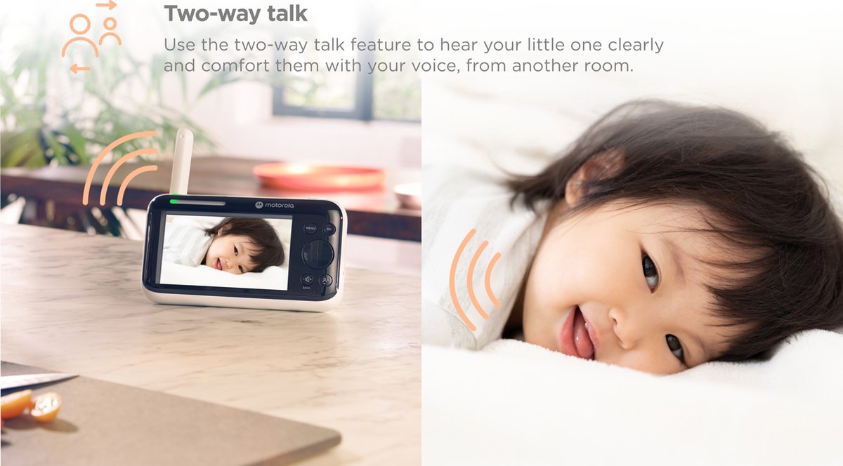 Motorola Nursery babyfoon PIP1610 - Zwart