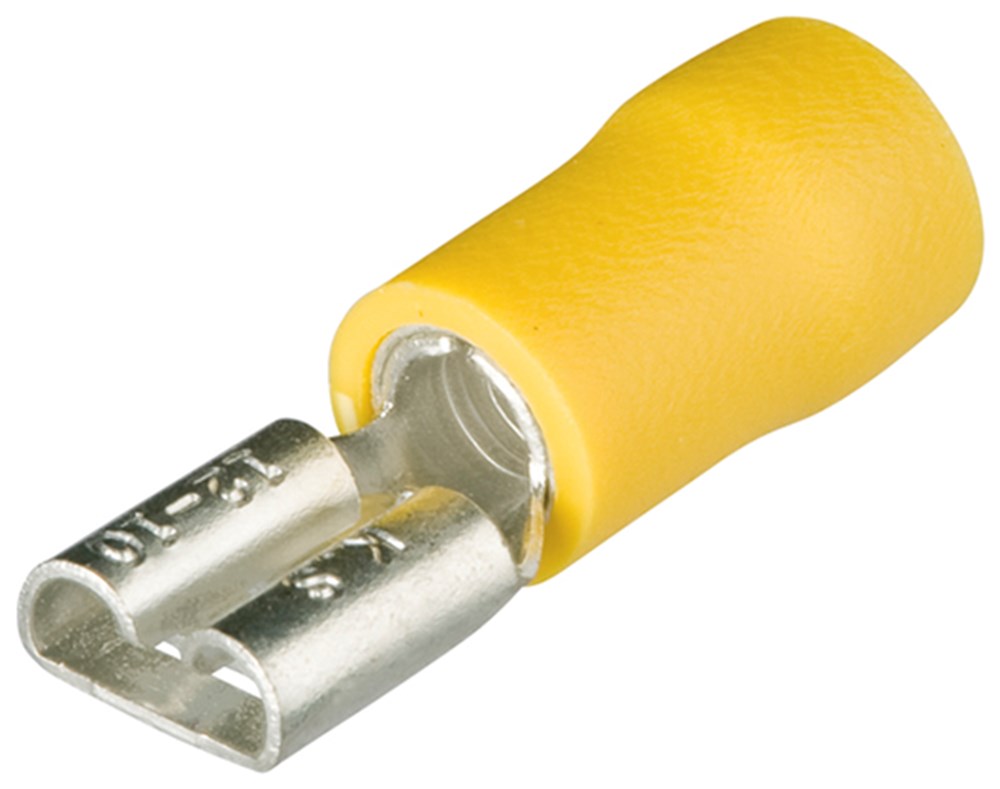 Knipex Steekhuls plat geel 4,0-6,0 mm, 100 st. - 97 99 022