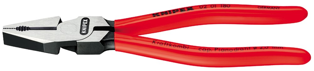 Knipex Kracht-Kombitang gepol./kunstst.180 mm - 02 01 180 SB