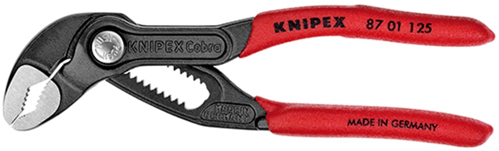 Knipex Waterpomptang Cobra gepolijst 125 mm - 87 01 125 SB