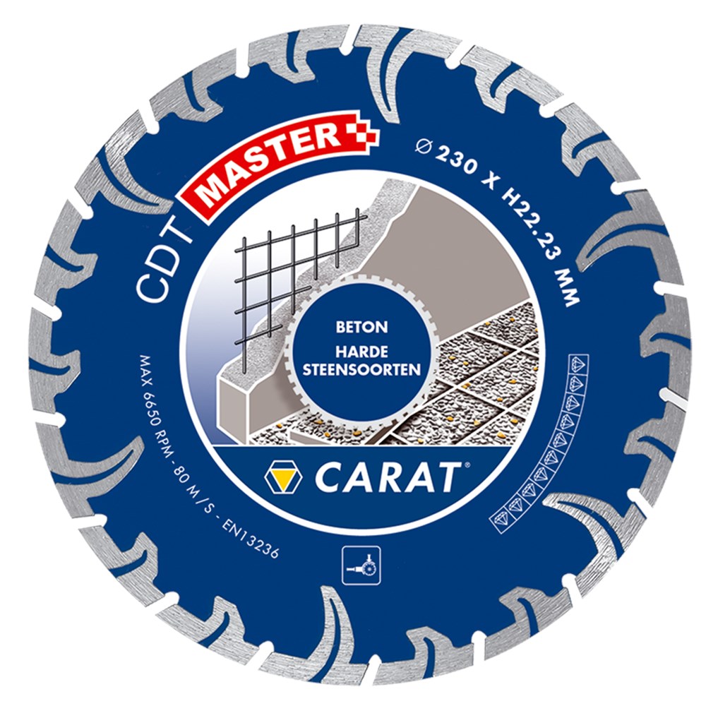 Carat DIAMANTZAAG BETON Ø125x22,23MM, CDT MASTER - CDTM125300