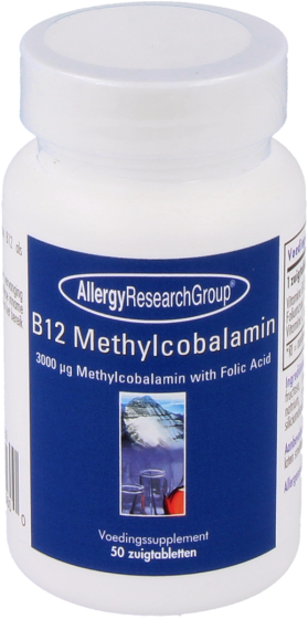Allergy Research Group B12 Methylcobalamin with Folic Acid (50 Lozenges) - Allergy Research