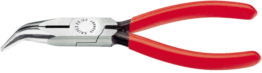 Knipex Radiotang gebogen + zijsnijder 160 mm - 25 21 160 SB