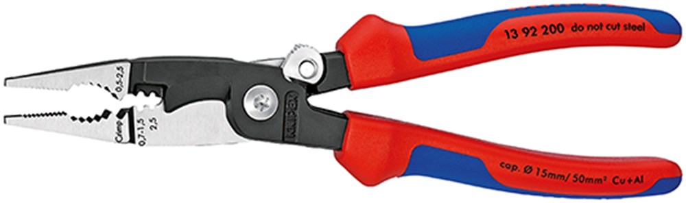 Knipex Elektro-Installatietang gepol./comfort - 13 92 200 SB