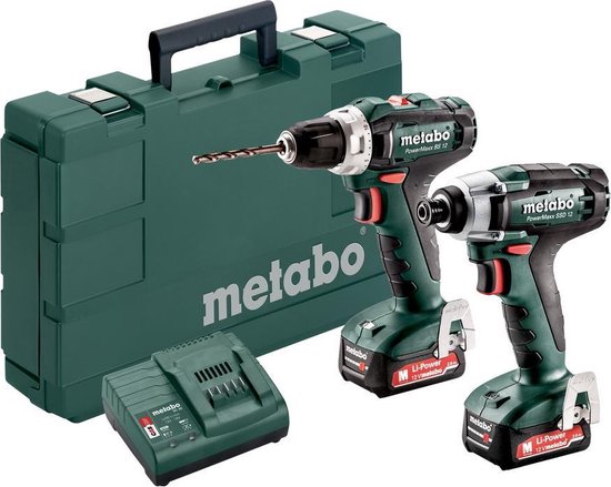 Metabo PowerMaxx BS 12 + PowerMaxx SSD 12 Combiset