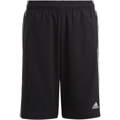 Adidas - Short De Niños Essentials Woven 3 Bandas - Negro