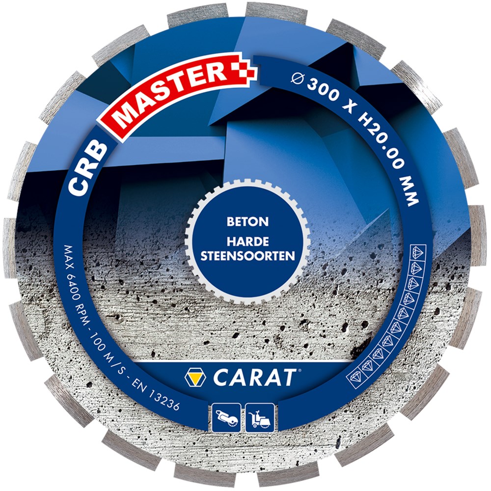 Carat DIAMANTZAAG BETON Ø300x20,00MM, CRB MASTER - CRBM300200