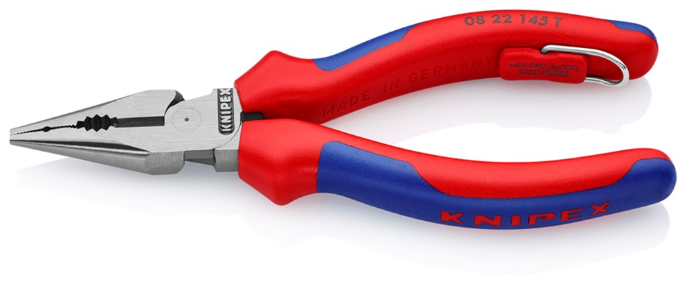 Knipex Kombi-tang spits gepolijst/comfort 145 m - 08 22 145 T BK