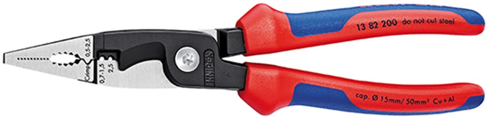 Knipex Elektro-Installatietang gepol./comfort - 13 82 200 SB