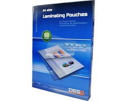 Desq Lamineerhoes A4 (80 mic) 25 stuks