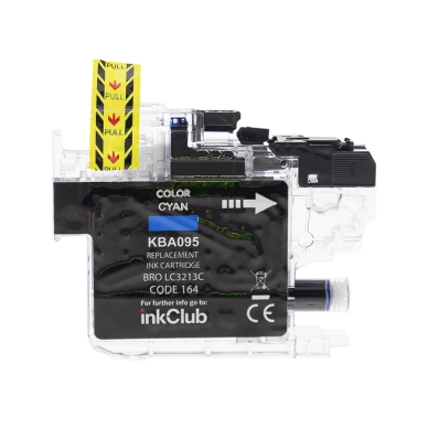 inkClub Inktcartridge cyaan, 500 pagina's KBA095 Replace: N/A