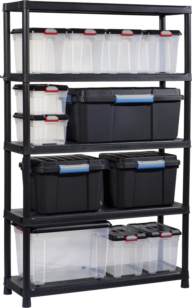 Keter Curver Plus Rek 120/5 - Zwart