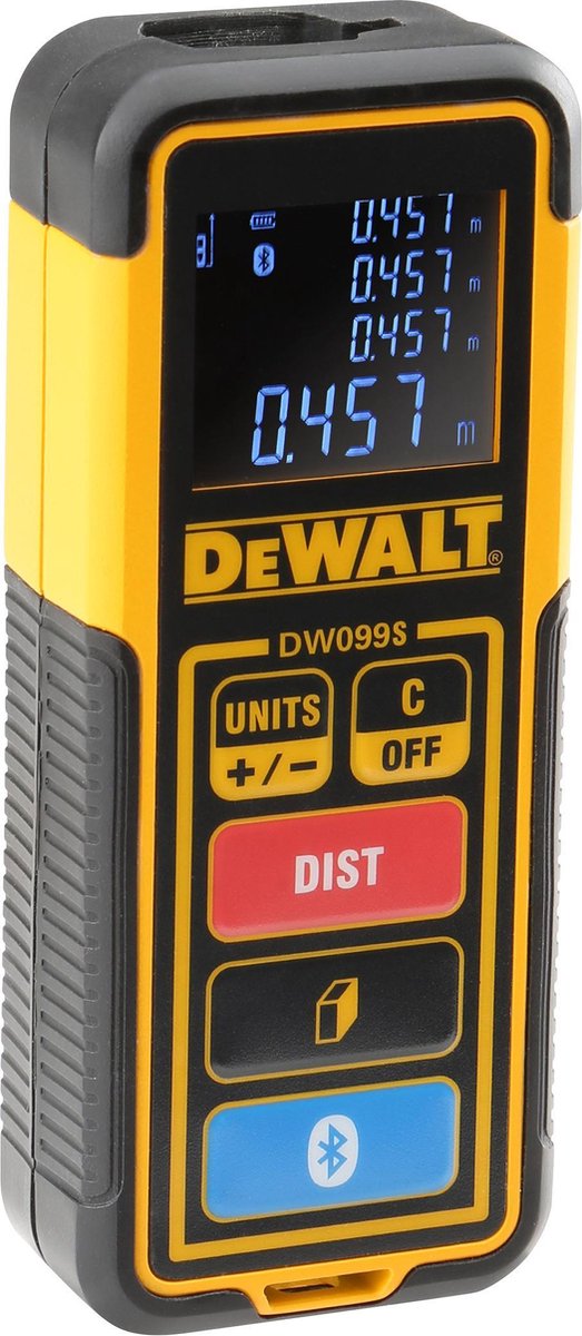 DeWalt DW099S-XJ Digitale afstandsmeter Bluetooth 30m