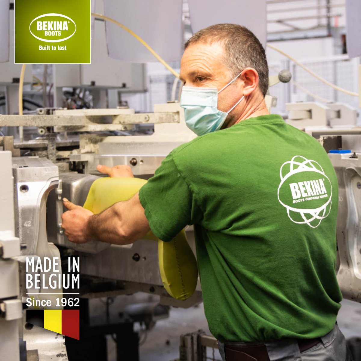 Bekina Agrilite Laars P2300/9180 S4 Groen/ - Maat 39 - Zwart