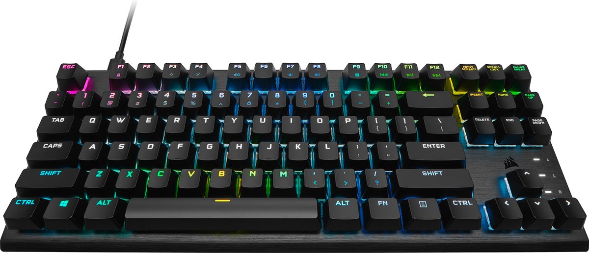 Corsair K60 Pro Tkl Optisch-mechanisch Rgb Gaming Toetsenbord Zwart