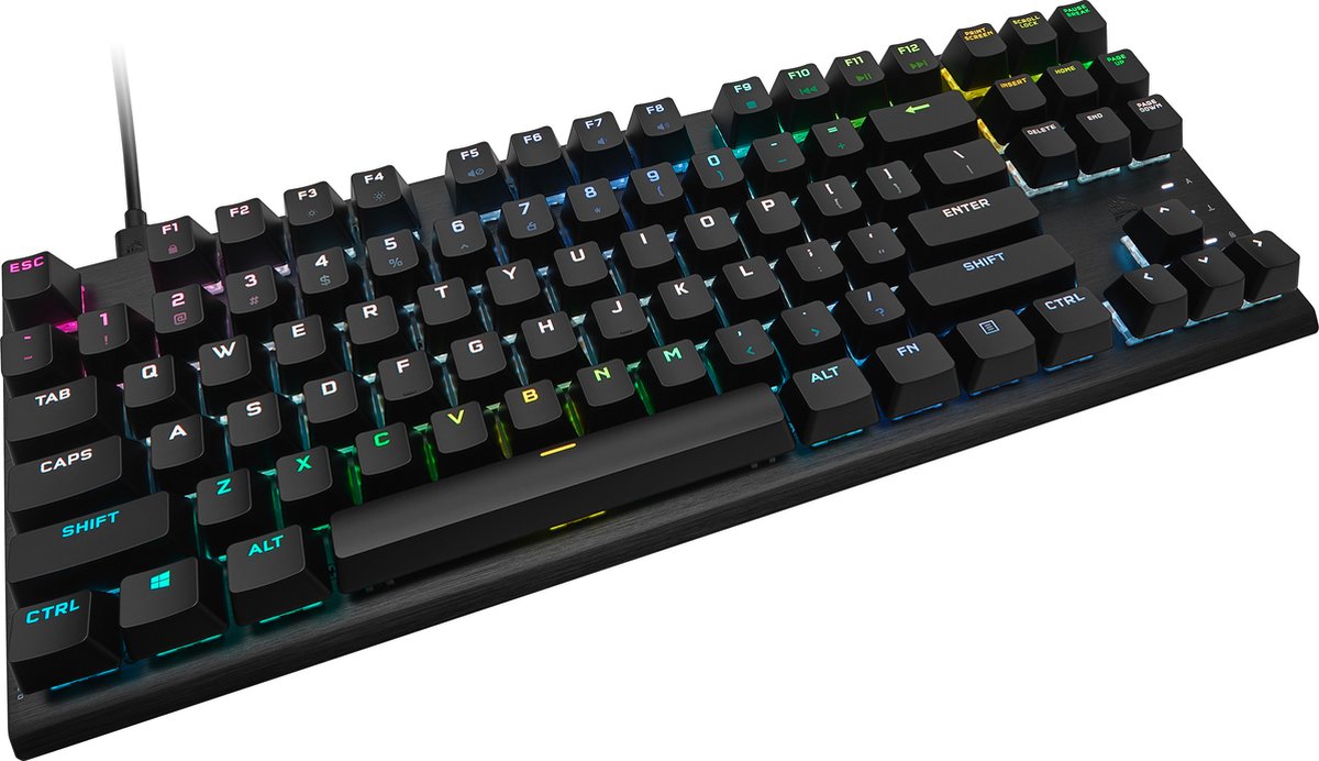 Corsair K60 Pro Tkl Optisch-mechanisch Rgb Gaming Toetsenbord Zwart