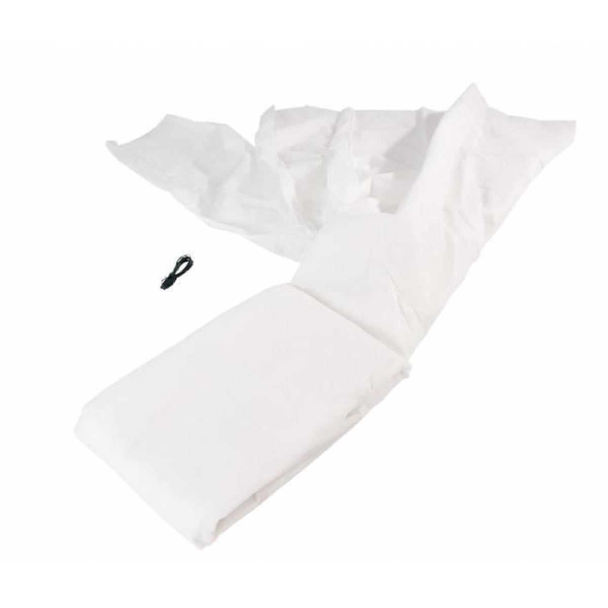 Nature 423508 Winter Fleece Cover with Zip 70 g/m² White 1,5x1,5x2 m