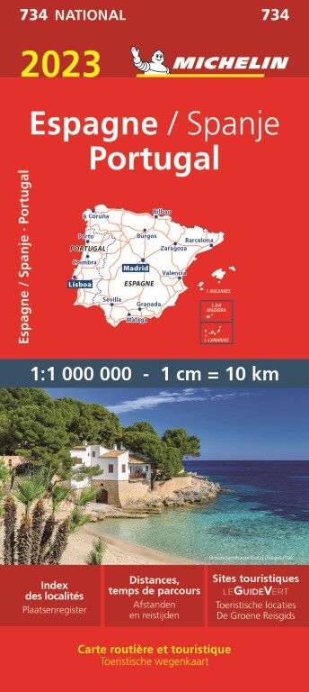 Michelin 734 Spanje, Portigal 2023