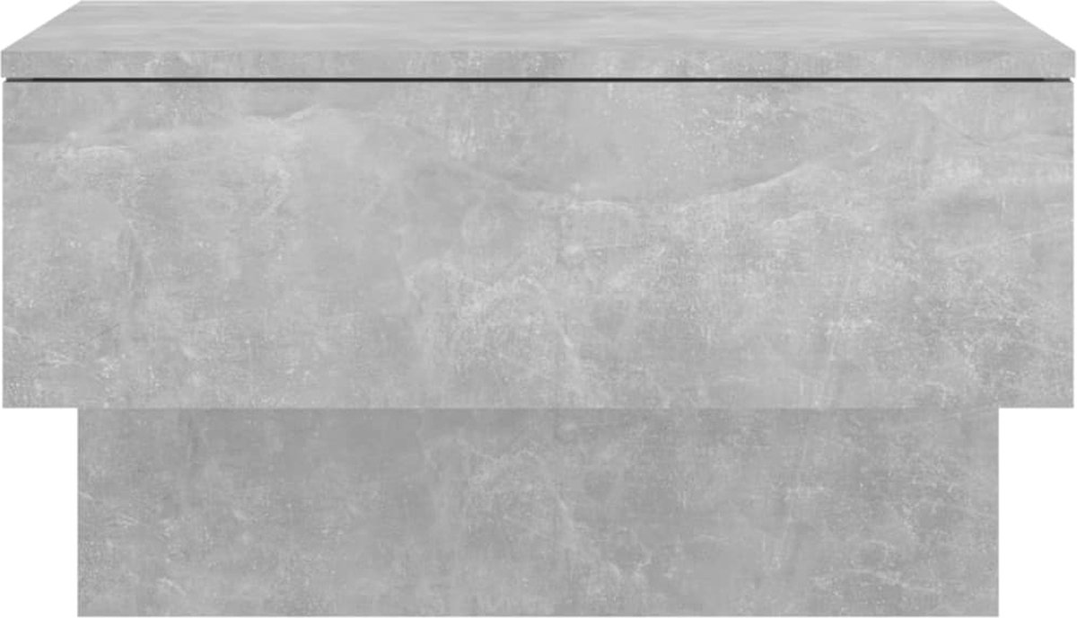 vidaXL Nachtkastje wandgemonteerd beton - Grijs