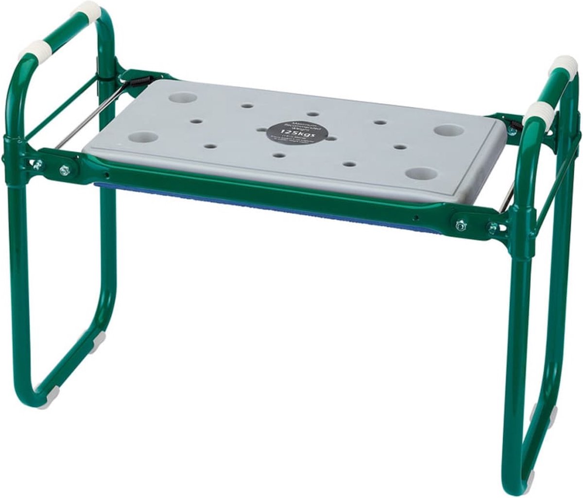 Draper Tools Vouwbare tuinbank/kniebank ijzer 64970 - Verde