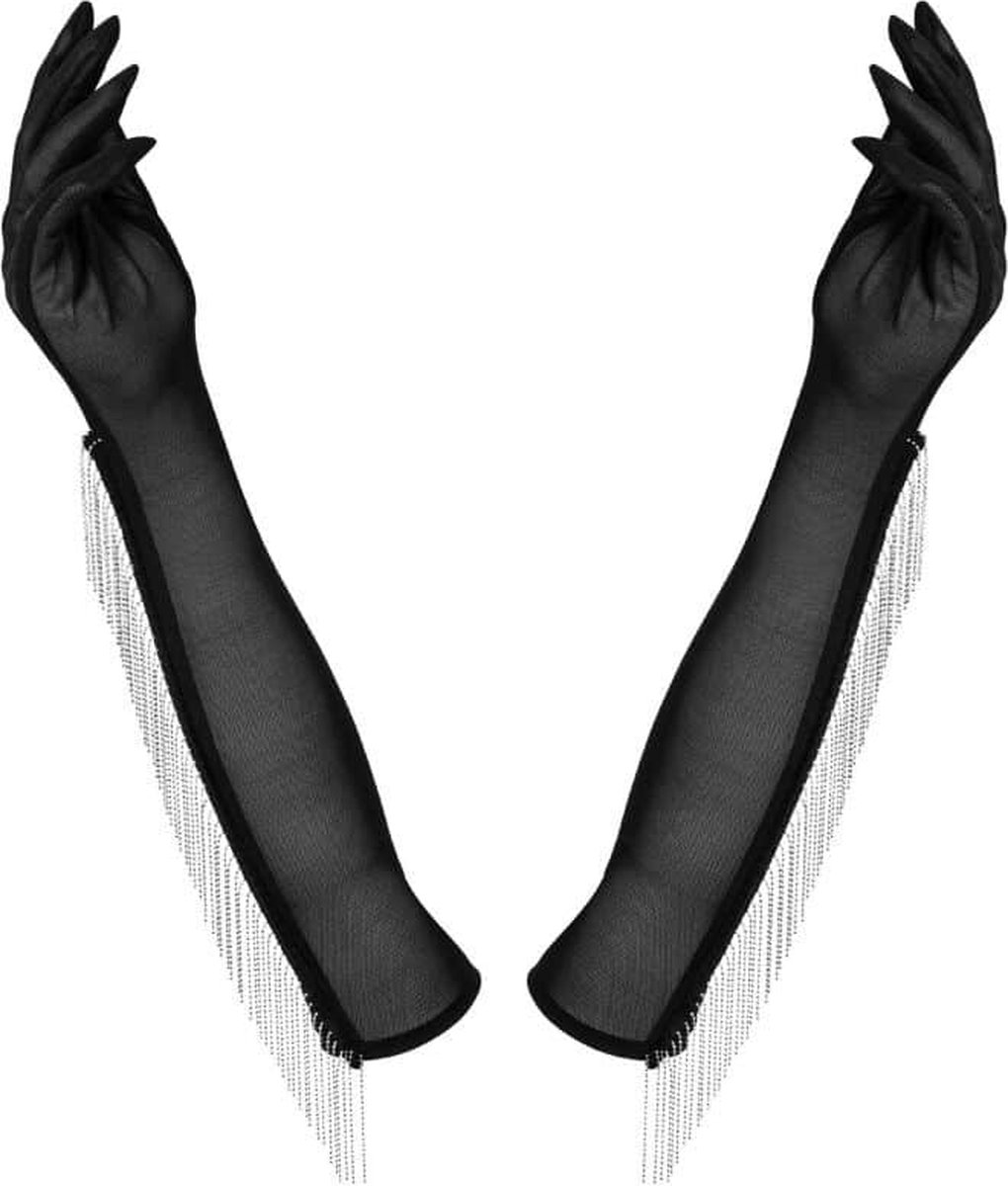 Obsessive Milladis Handschoenen - Zwart