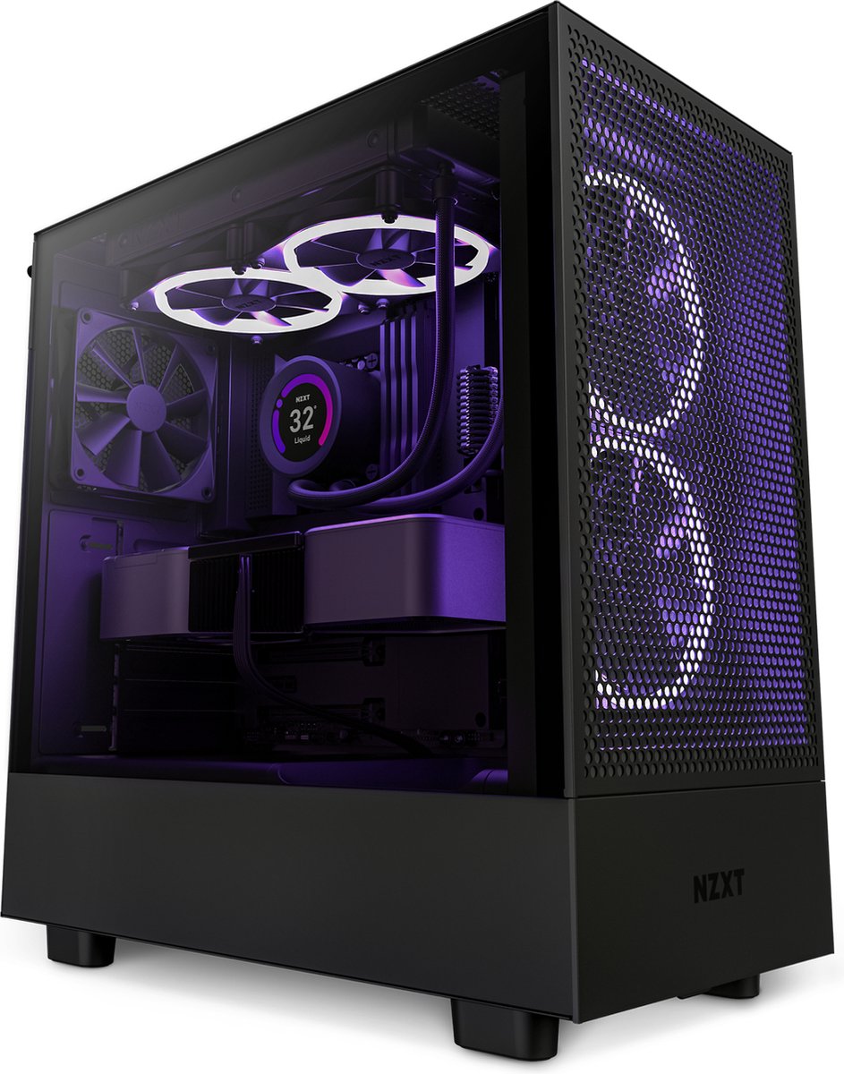 NZXT H5 Flow - Zwart