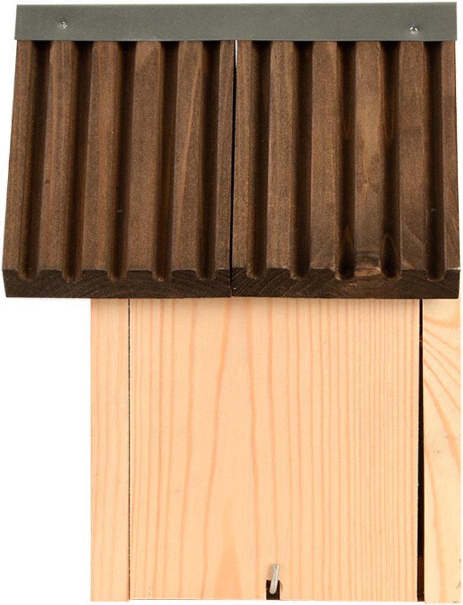 Esschert Design Pimpelmees Zink & Hout - Bruin