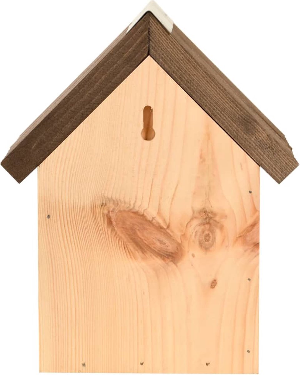 Esschert Design Pimpelmees Zink & Hout - Bruin