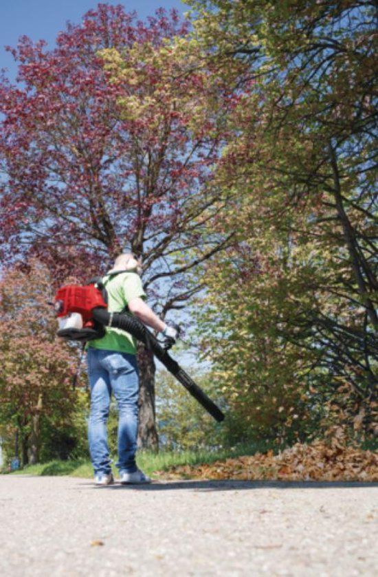 Scheppach Bladblazer LB5200BP, ruggedragen, 51.7cc - Zwart