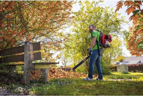 Scheppach Bladblazer LB5200BP, ruggedragen, 51.7cc - Zwart