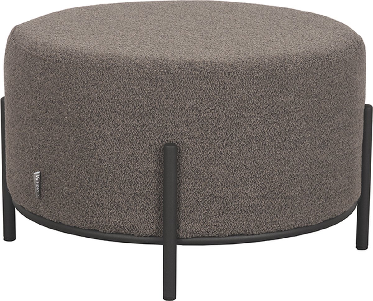LABEL51 Poef Troy Boucle - Bruin