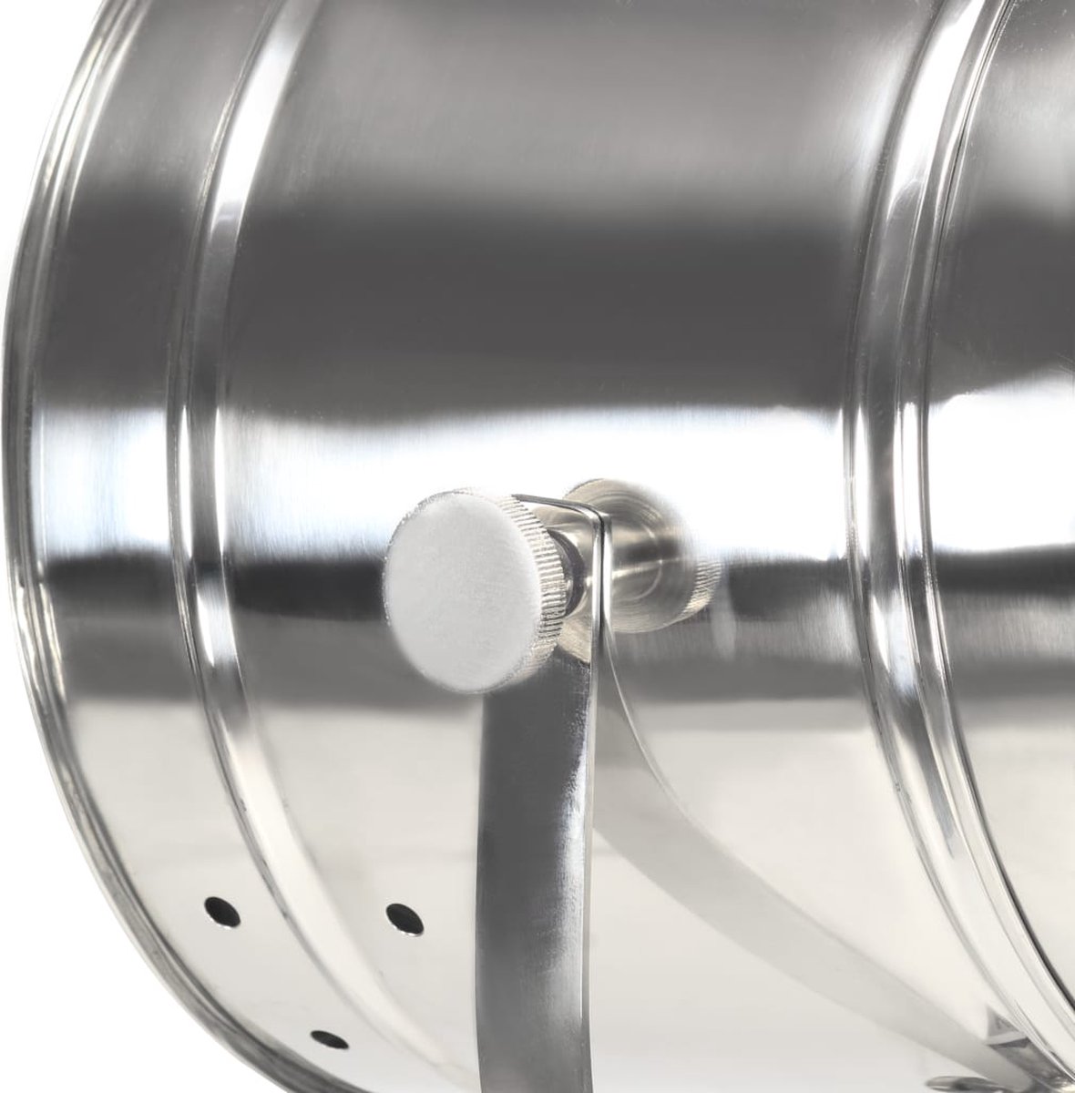 vidaXL Vloerlamp driepoot 165 cm massief mangohout - Bruin