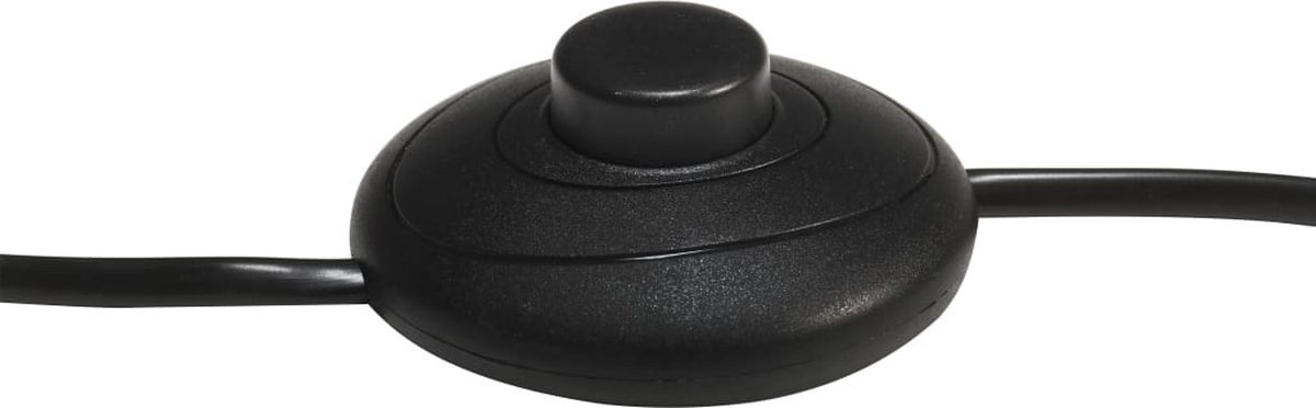 vidaXL Vloerlamp driepoot 165 cm massief mangohout - Bruin