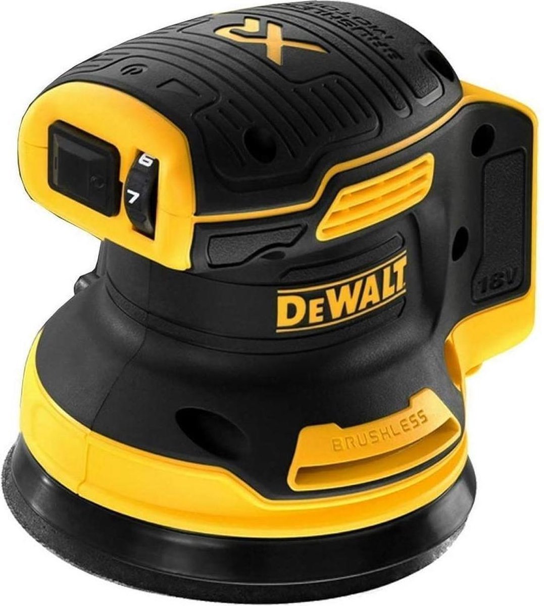 DeWalt DCW210N Accu Excenterschuurmachine 18V XR Losse body