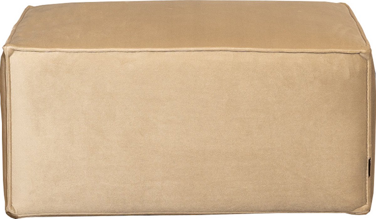 Bronx71 Hocker Memphis velvet - Beige